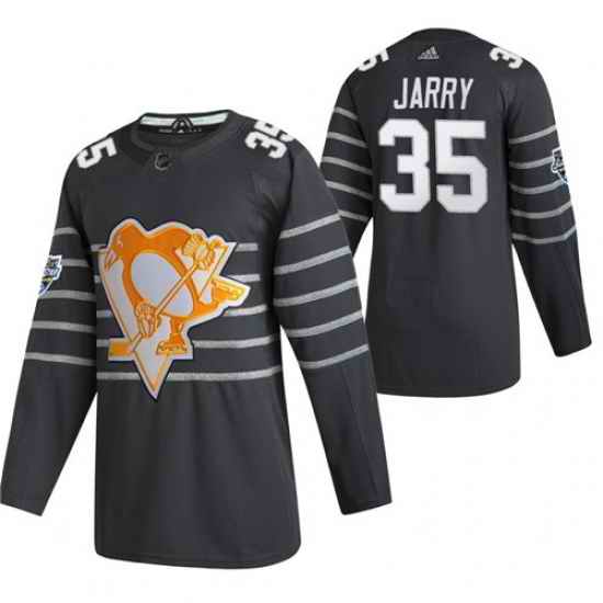 Penguins 35 Tristan Jarry Gray 2020 NHL All Star Game Adidas Jersey